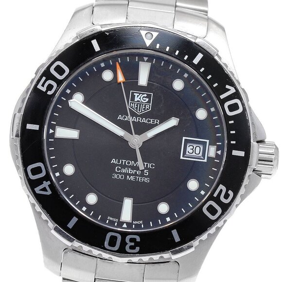 TAG HEUER Aqua Racer Caliber 5 WAN2110.BA0822 black Dial Automatic Men's_895356 - Picture 1 of 7